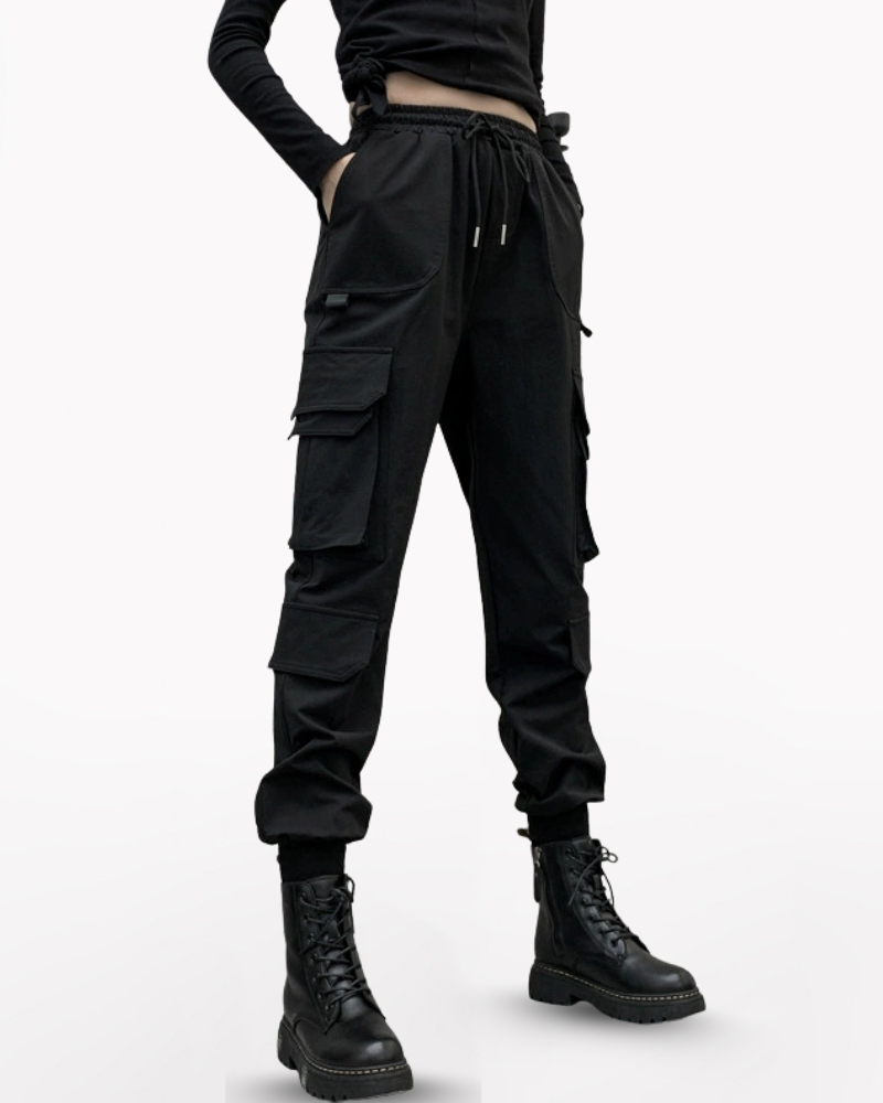 Techwear 3D Pockets Women Cargo Pants