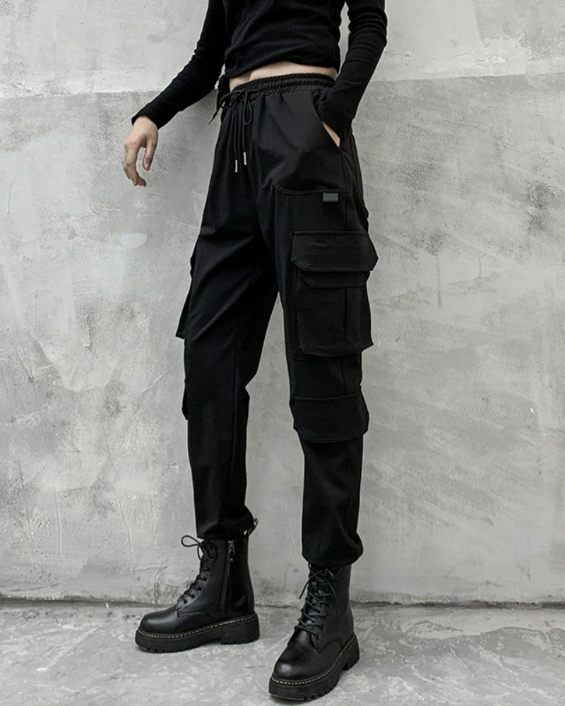 Techwear 3D Pockets Women Cargo Pants