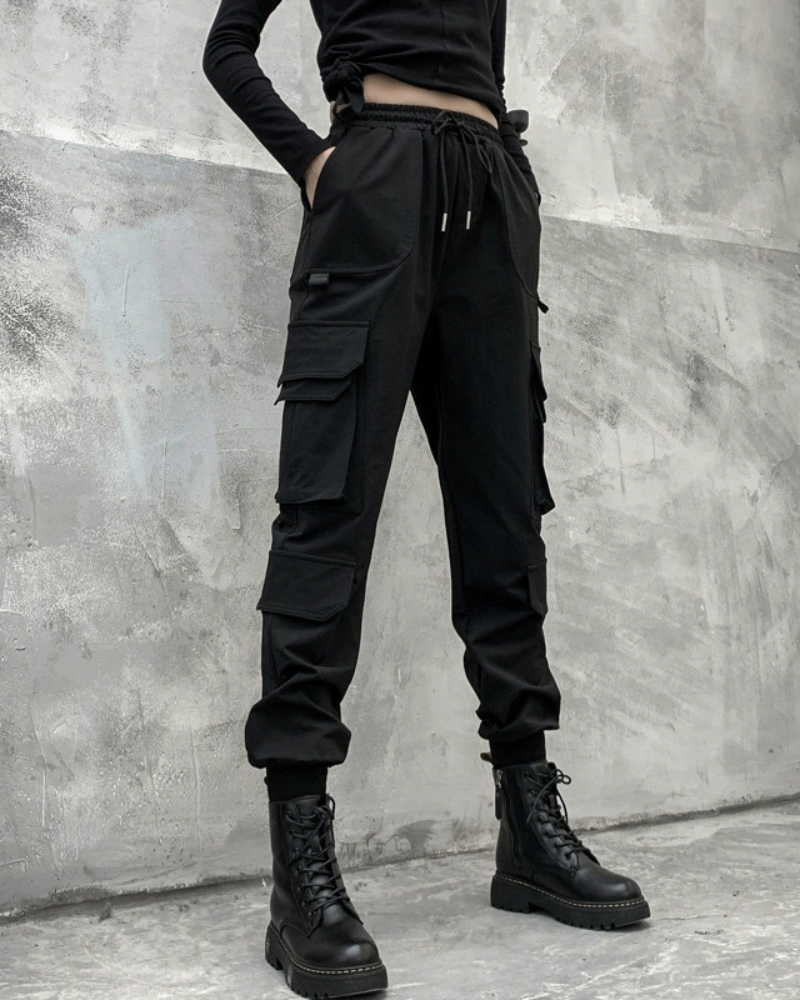 Techwear 3D Pockets Women Cargo Pants