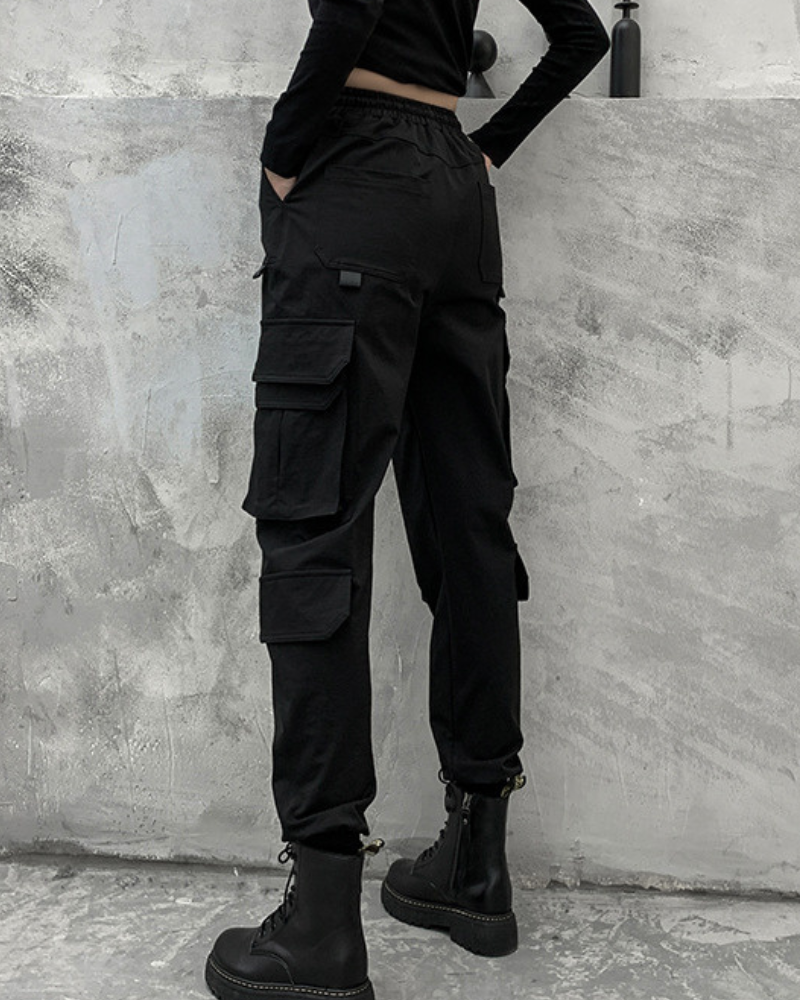 Techwear 3D Pockets Women Cargo Pants