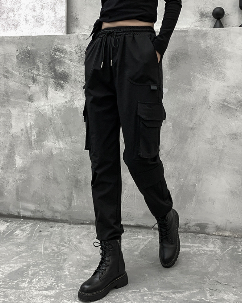 Techwear 3D Pockets Women Cargo Pants