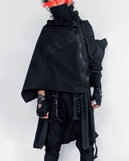 Techwear Cloak,cape,cloak and dagger,invisibility cloak,invisible cloak,cloak brand,black cloak,mens cloak,men&