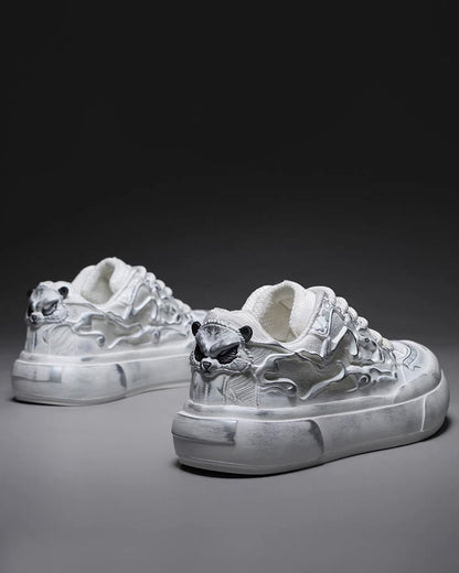 Techwear Chinoiserie Breathable Casual Flat Sneakers