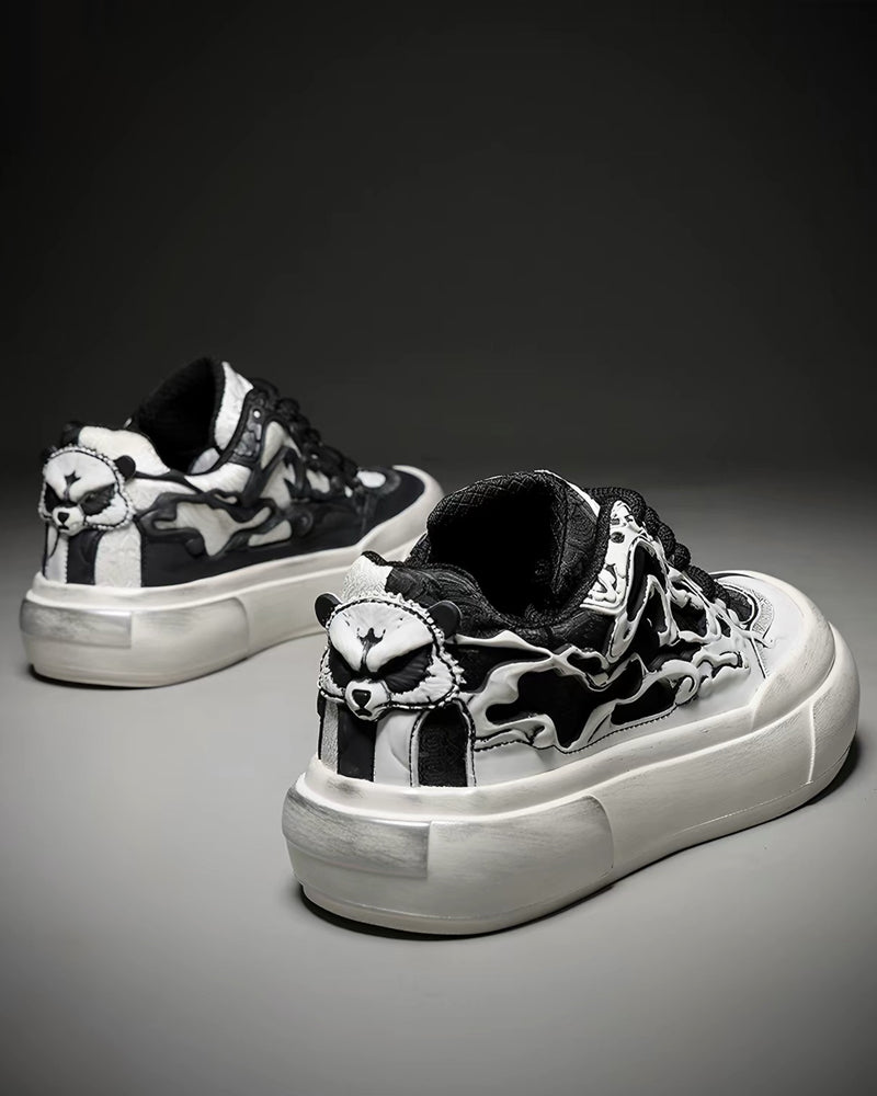 Techwear Chinoiserie Breathable Casual Flat Sneakers