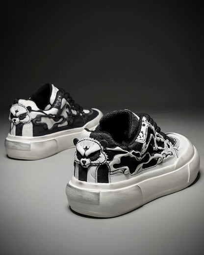 Techwear Chinoiserie Breathable Casual Flat Sneakers