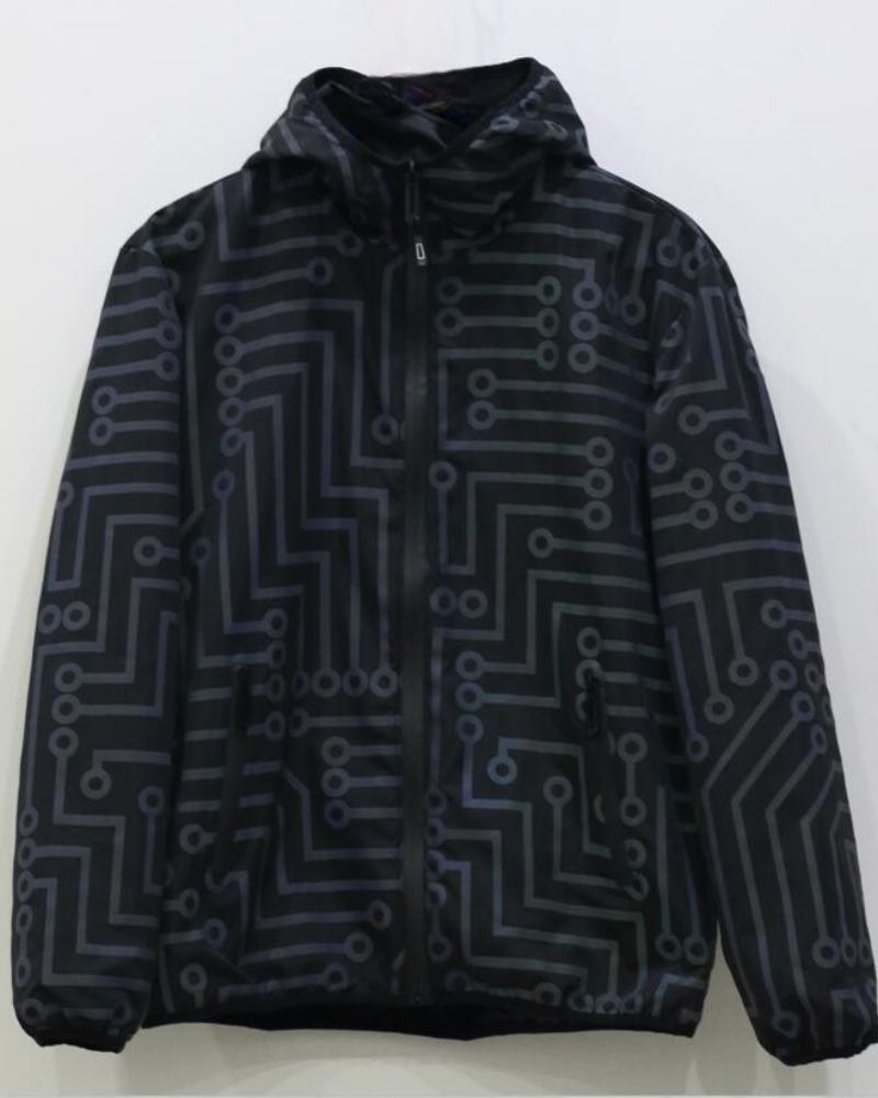 Techwear Circuit Hip-Hop Iridescent Reflective Jacket &amp; Pants (Sold Separately)