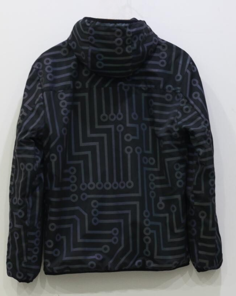 Techwear Circuit Hip-Hop Iridescent Reflective Jacket &amp; Pants (Sold Separately)