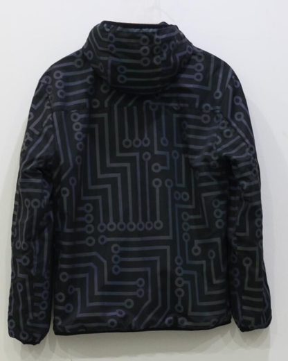 Techwear Circuit Hip-Hop Iridescent Reflective Jacket &amp; Pants (Sold Separately)