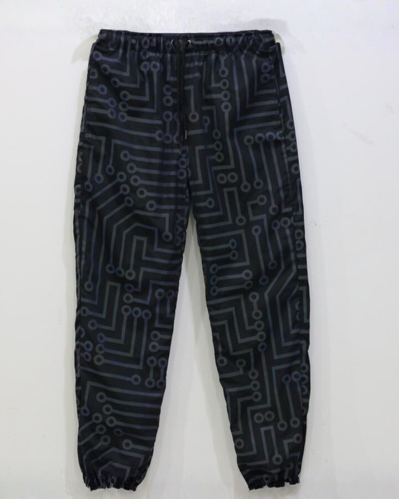 Techwear Circuit Hip-Hop Iridescent Reflective Jacket &amp; Pants (Sold Separately)