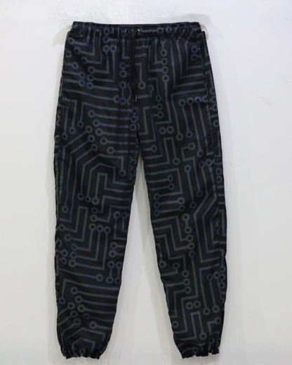 Techwear Circuit Hip-Hop Iridescent Reflective Jacket &amp; Pants (Sold Separately)