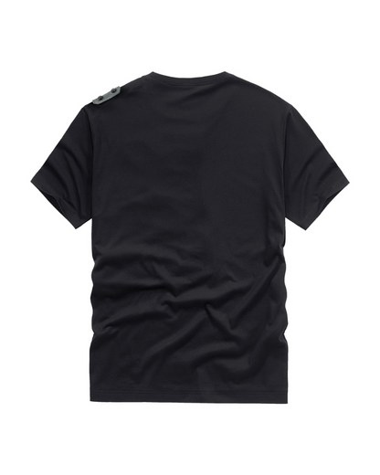 Techwear T-shirts,tactical shirt,mens black tees,cargo t-shirt men&