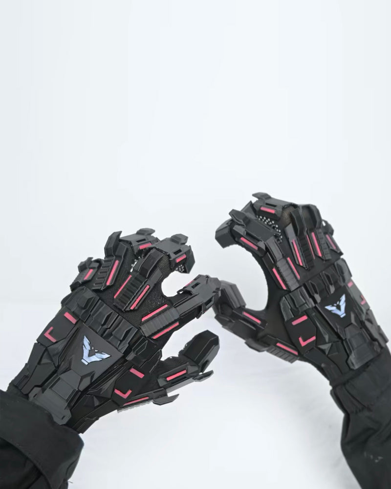Techwear Cyberpunk Tactical Mecha Gloves