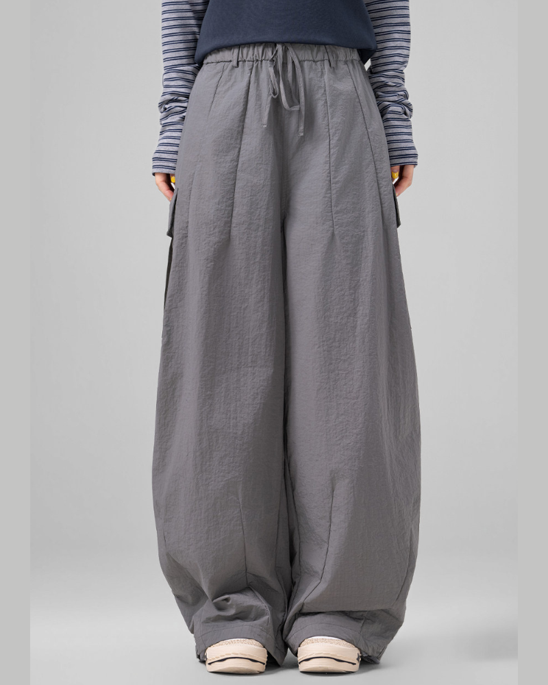 Techwear Draped Large Pocket Unisex Cargo Pants