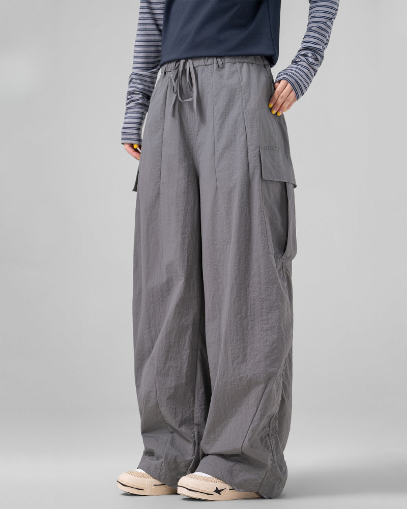 Techwear Draped Large Pocket Unisex Cargo Pants