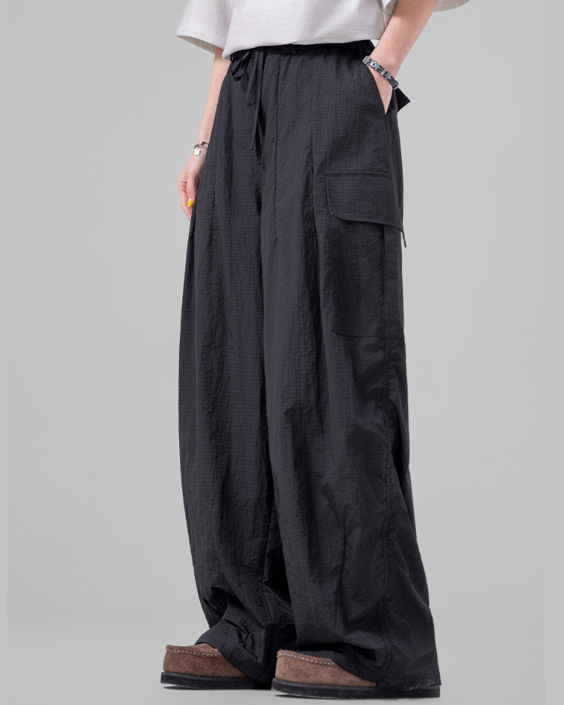 Techwear Draped Large Pocket Unisex Cargo Pants