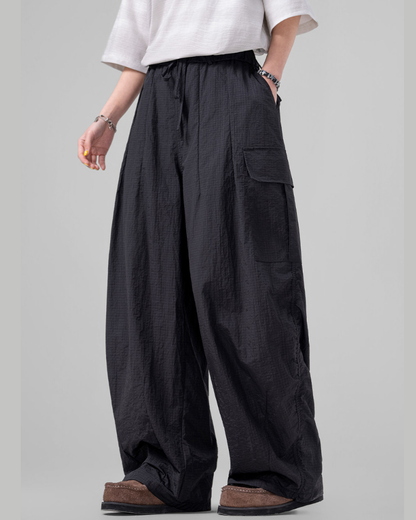 Techwear Draped Large Pocket Unisex Cargo Pants