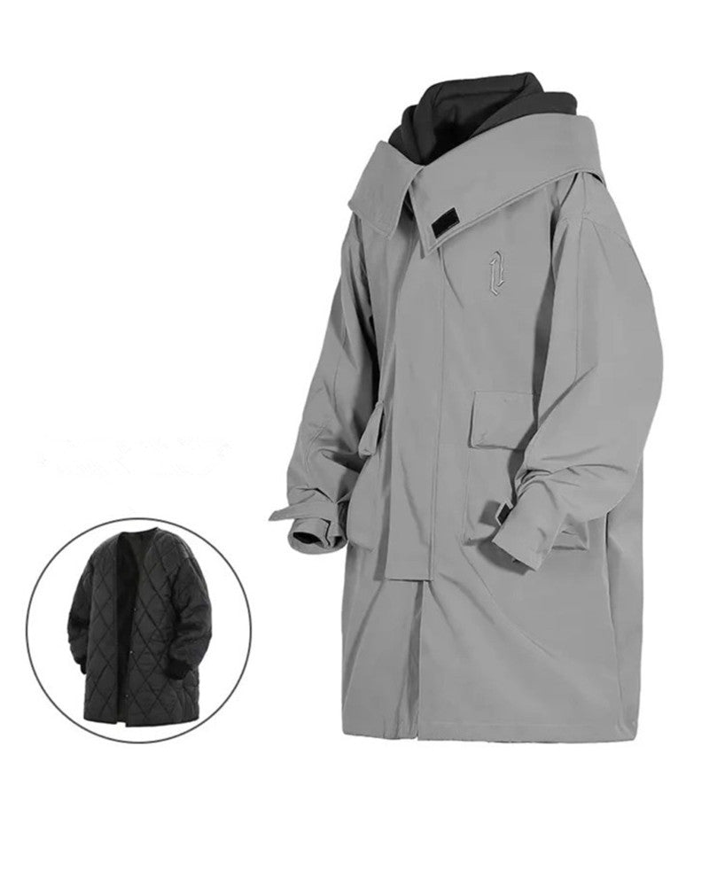 techwear jacket, tech jacket,cyberpunk jacket, cyberpunk techwear jacket, cyberpunk samurai jacket, samurai jacket cyberpunk,techwear coat,long coat,long black coat,techwear,tech wear,affordable techwear,techwear fashion,Japanese techwear,techwear outfits,futuristic clothing,cyberpunk clothing,cyberpunk techwear