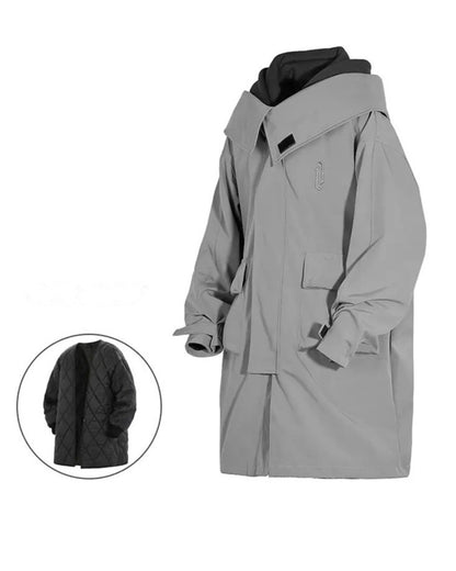 techwear jacket, tech jacket,cyberpunk jacket, cyberpunk techwear jacket, cyberpunk samurai jacket, samurai jacket cyberpunk,techwear coat,long coat,long black coat,techwear,tech wear,affordable techwear,techwear fashion,Japanese techwear,techwear outfits,futuristic clothing,cyberpunk clothing,cyberpunk techwear