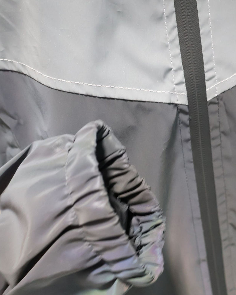 Techwear Gradient Iridescent Reflective Jacket