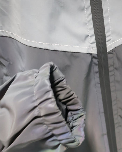 Techwear Gradient Iridescent Reflective Jacket