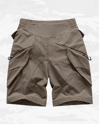 Techwear Multi-Pocket Deconstructed Cargo Shorts