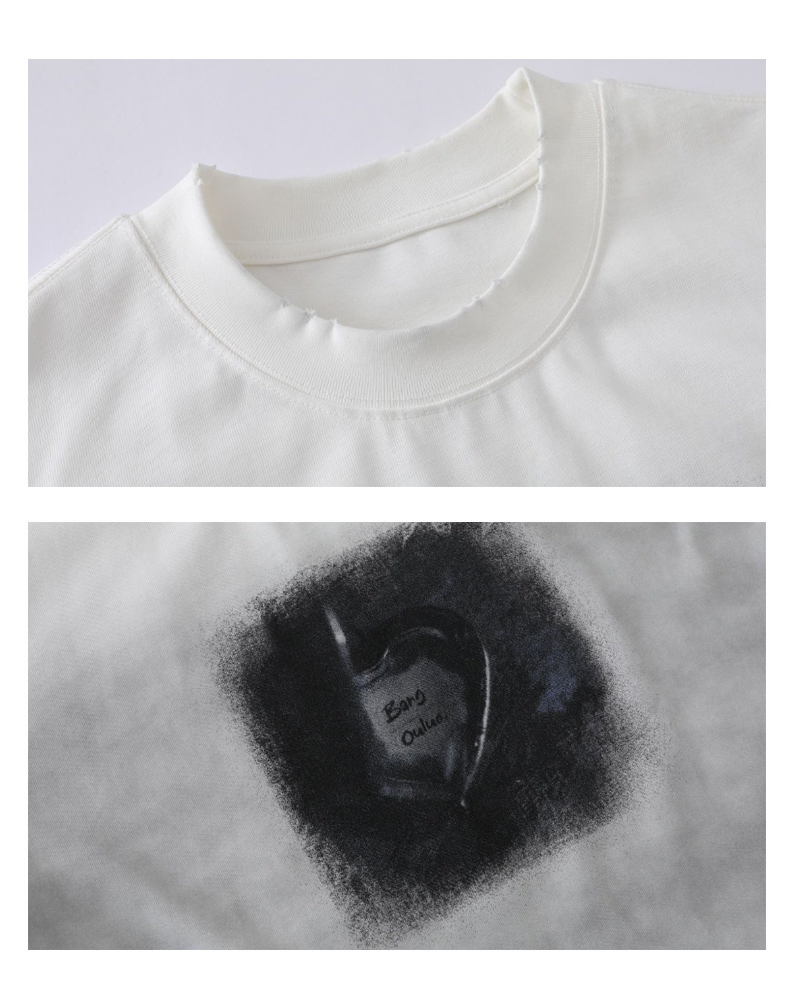 Techwear Vintage Distressed Graphic T-Shirt