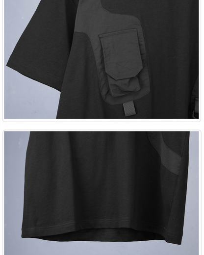 Techwear 3D Pocket Tactical Cargo T-Shirt