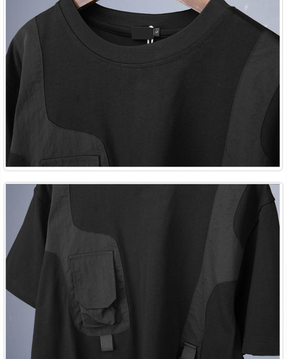 Techwear 3D Pocket Tactical Cargo T-Shirt