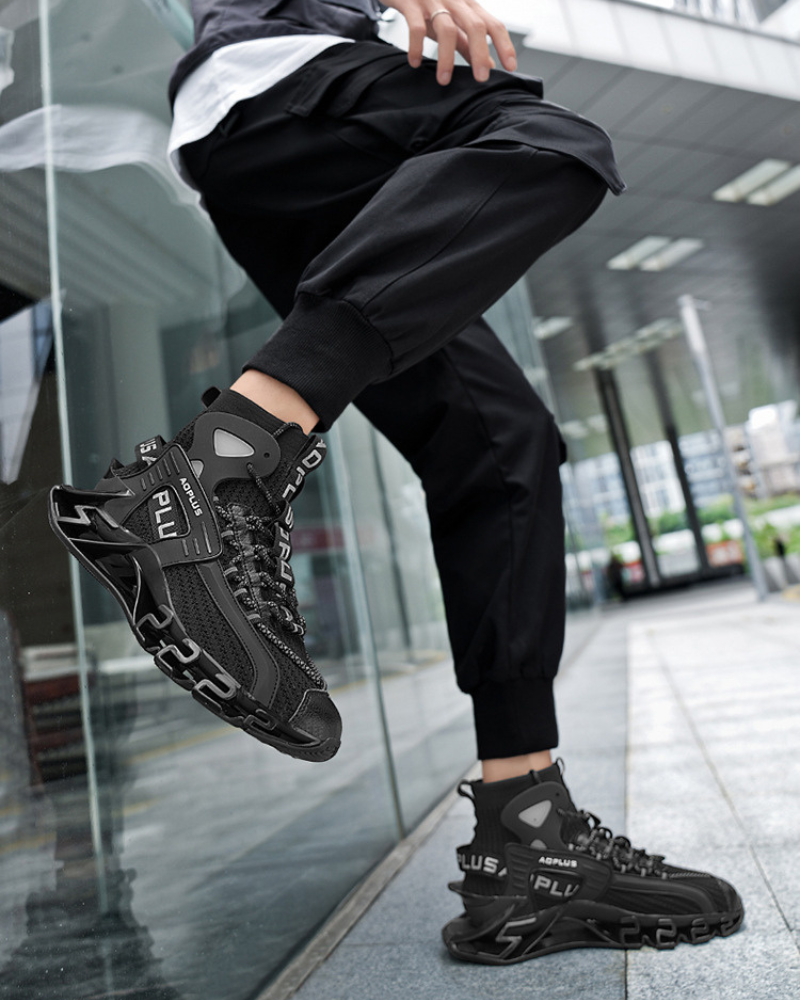 Techwear Breathable Blade High Top Sneakers