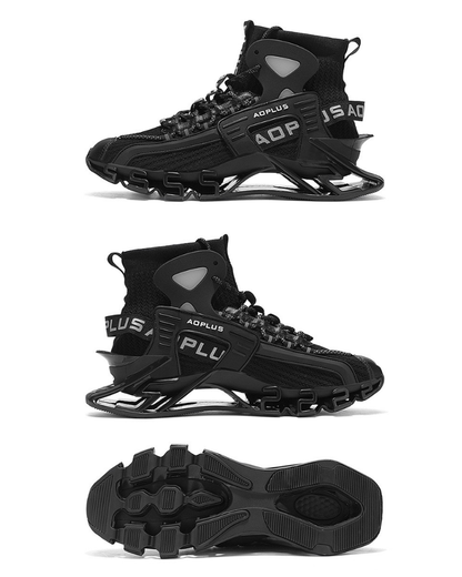 Techwear Breathable Blade High Top Sneakers