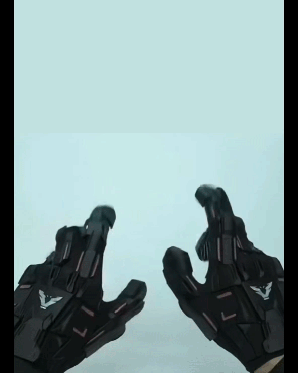 Techwear Cyberpunk Tactical Mecha Gloves