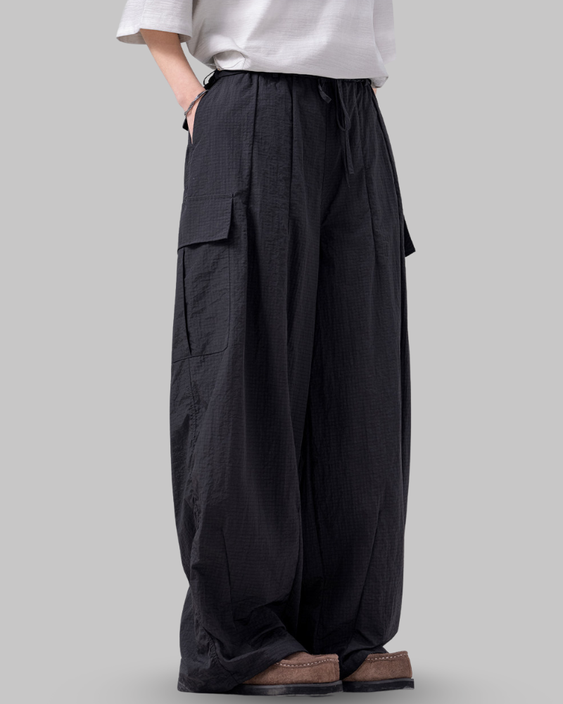 Techwear Draped Large Pocket Unisex Cargo Pants