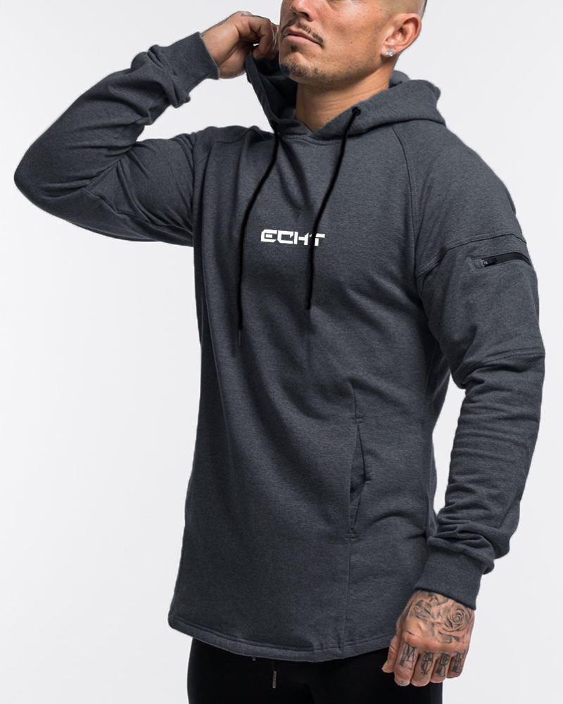 Techwear Drawstring Men hoodie Sweatshirt