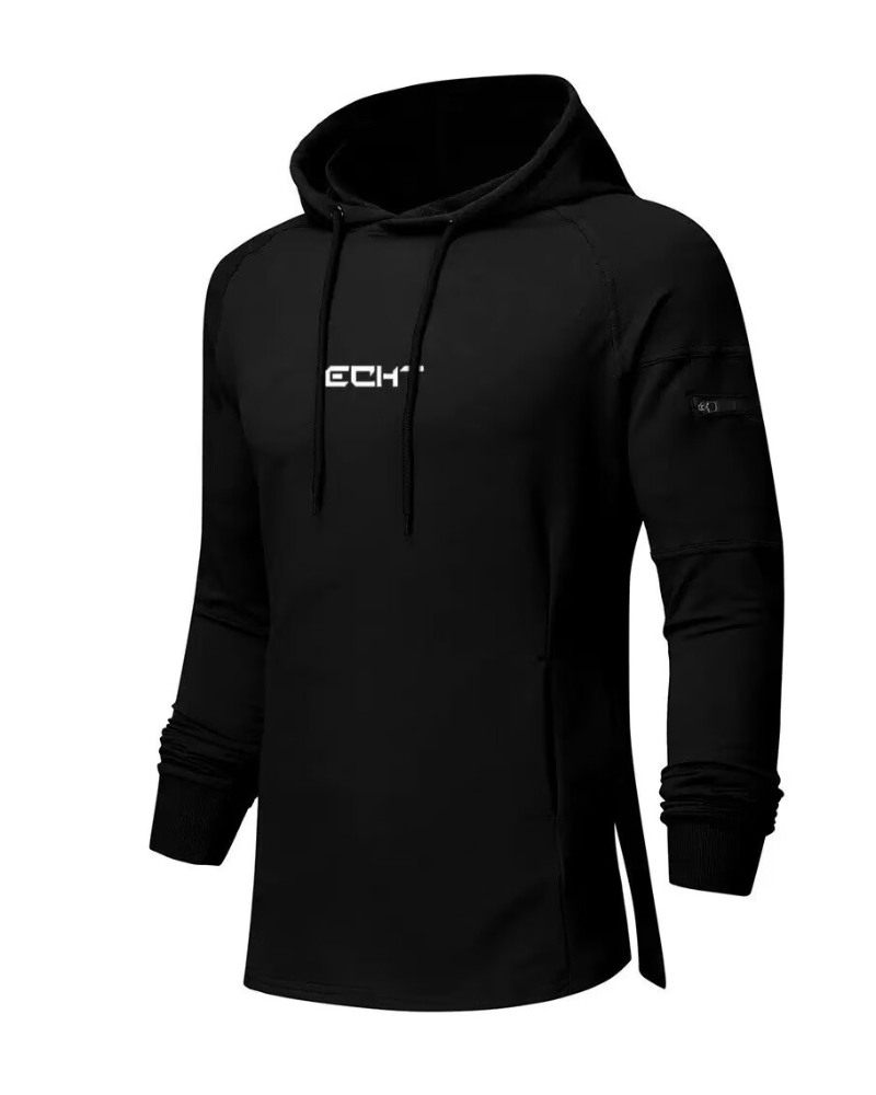 Techwear Drawstring Men hoodie Sweatshirt