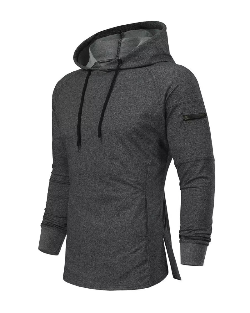 Techwear Drawstring Men hoodie Sweatshirt