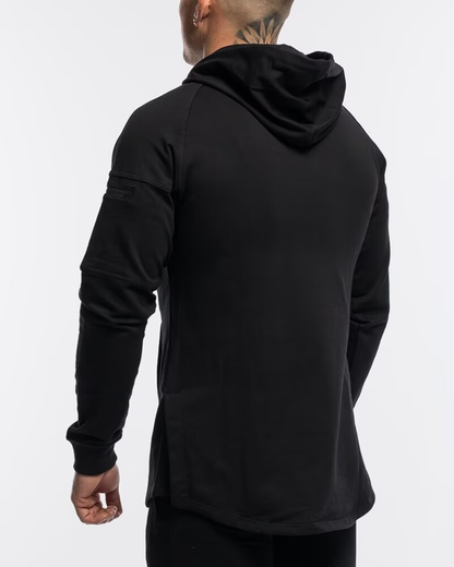 Techwear Drawstring Men hoodie Sweatshirt