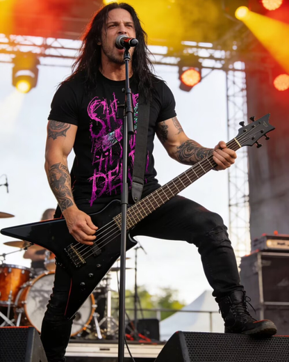 Techwear Gothic Motorcycle Rock T-Shirt