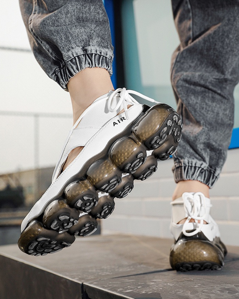 Techwear Hollowed-Out Sandals Sneakers