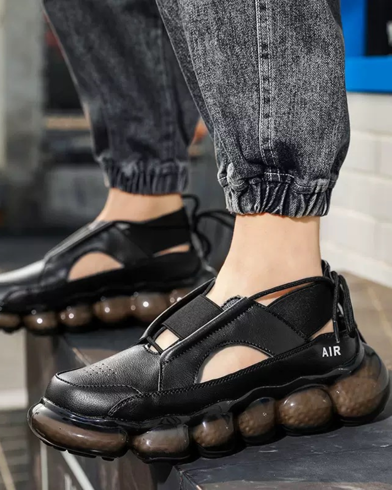 Techwear Hollowed-Out Sandals Sneakers