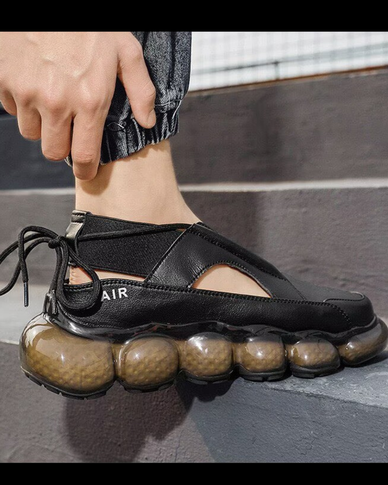 Techwear Hollowed-Out Sandals Sneakers