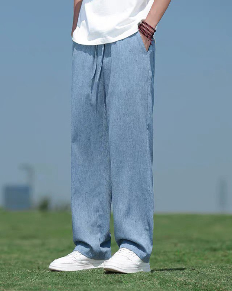 Techwear Summer Linen Tencel Pants