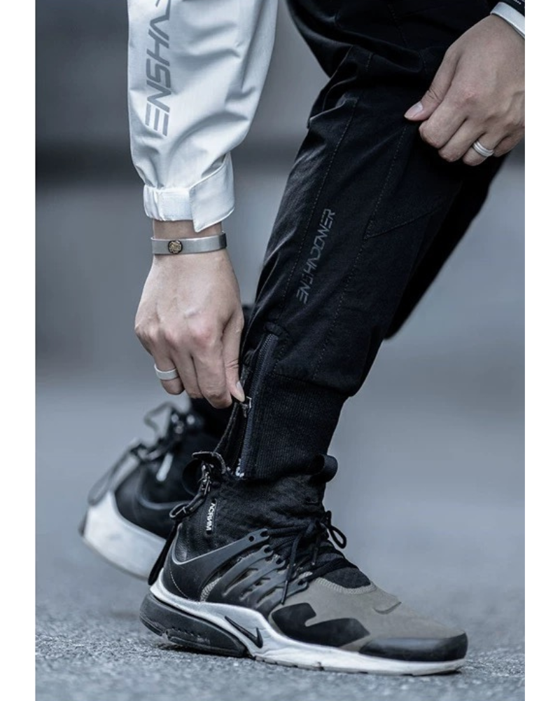 Techwear Slim Camo Cargo Pants