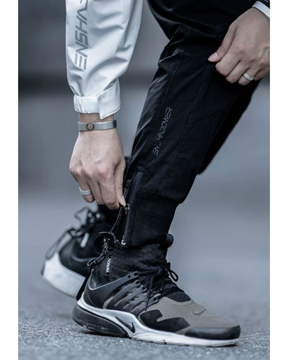 Techwear Slim Camo Cargo Pants
