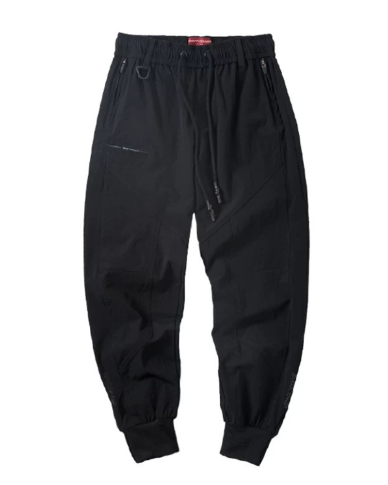 Techwear Slim Camo Cargo Pants