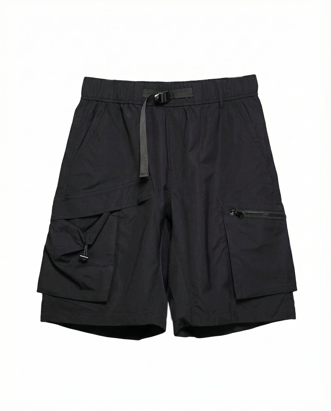 Techwear Water-Repellent Belted Cargo Shorts