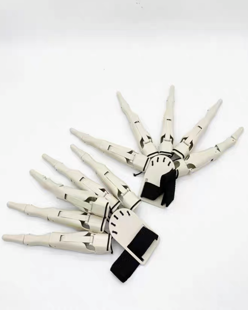 Cyberpunk Ghost Claw Articulated Fingers Gloves