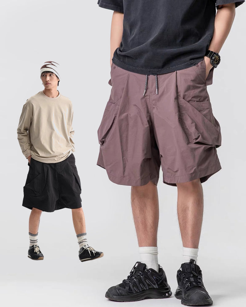 Unisex Lightweight Quick-Dry Cargo Hiking Shorts