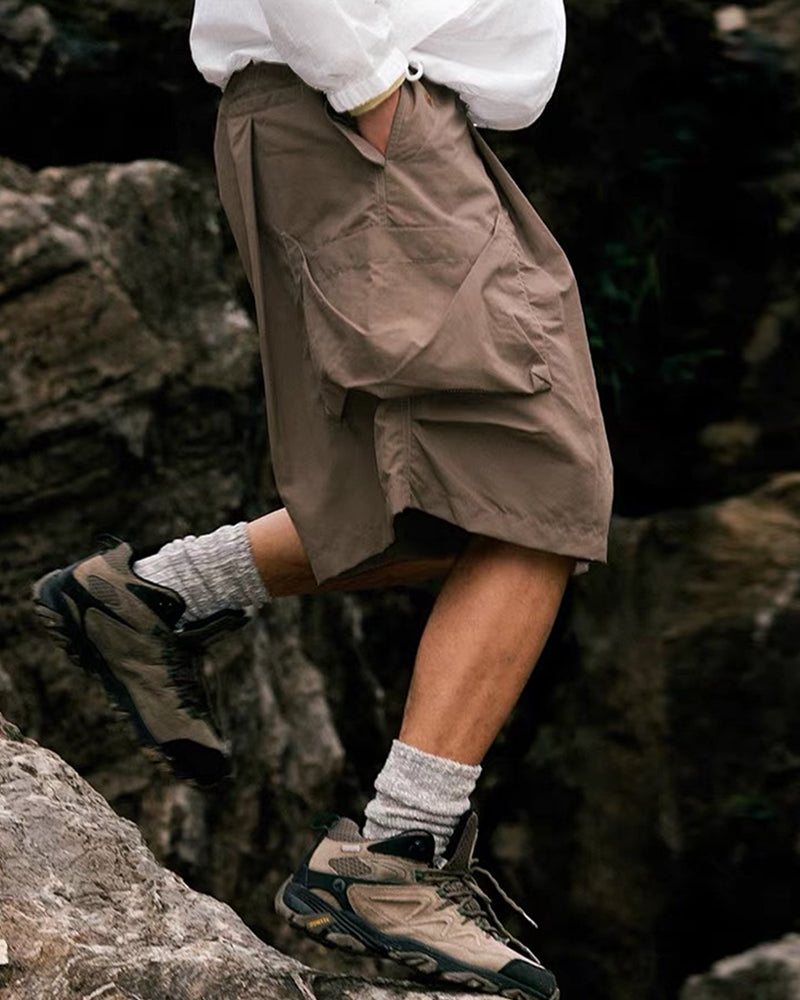 Unisex Lightweight Quick-Dry Cargo Hiking Shorts
