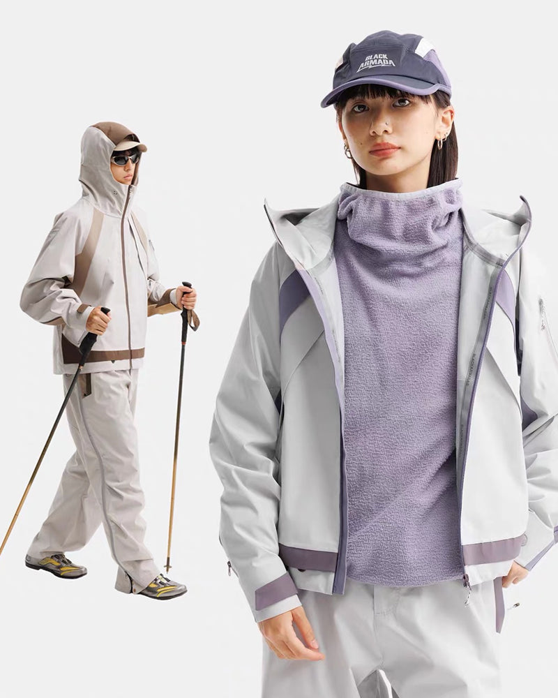 Unisex Outdoor 2-Piece | Waterproof Jacket &amp; Parachute Pants