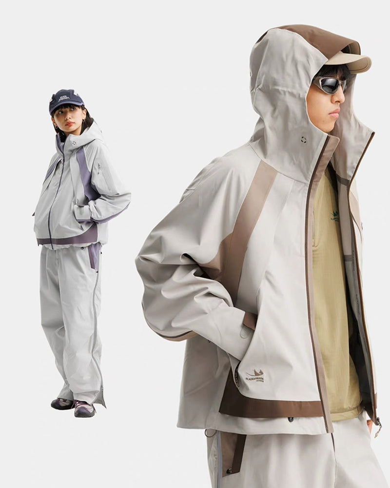 Unisex Outdoor 2-Piece | Waterproof Jacket &amp; Parachute Pants